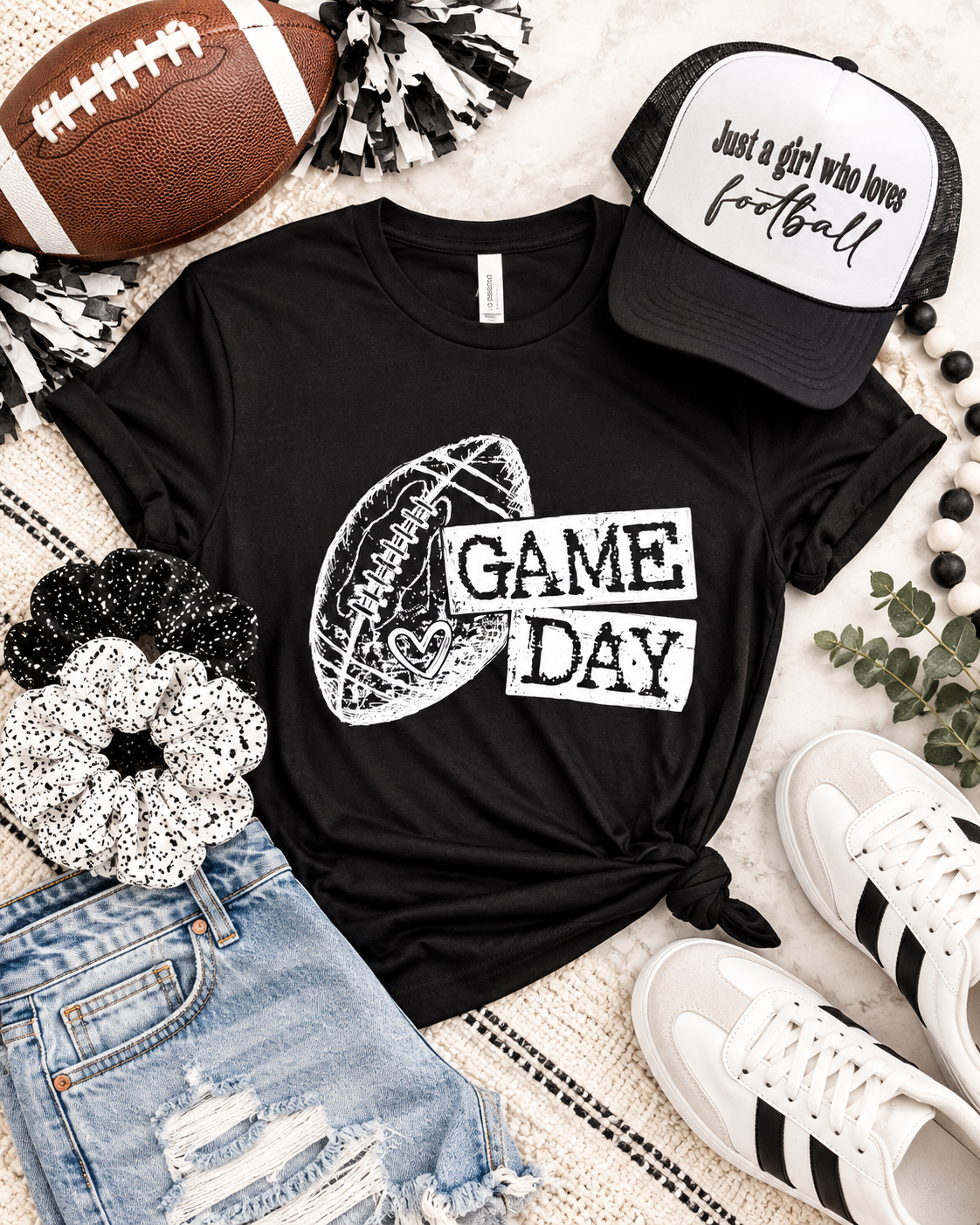 Game Day Football Tee