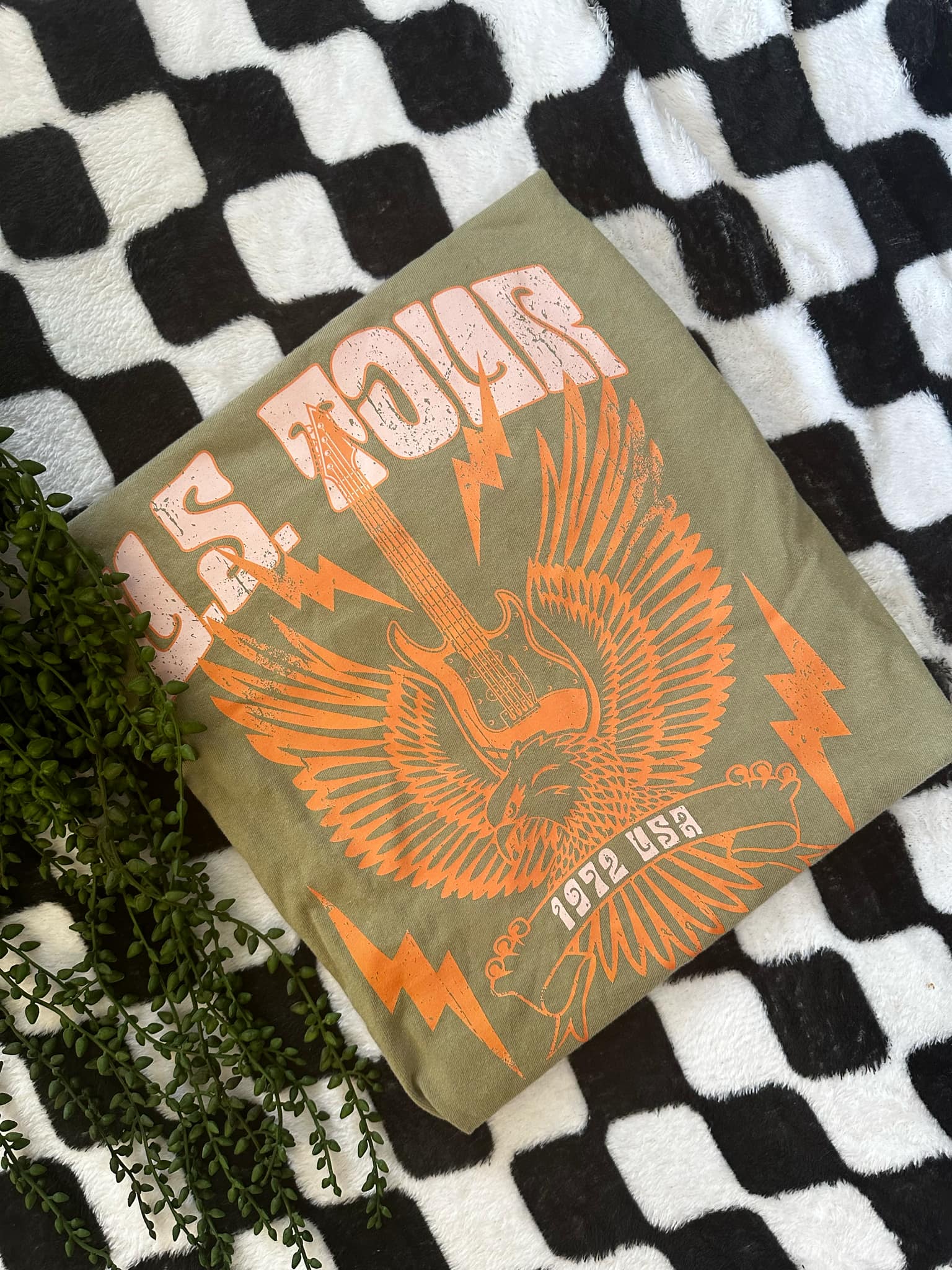 US Tour Graphic Tee - Women's Vintage Concert T-Shirt