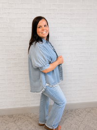 Throwback Denim Top