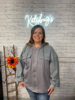 Darcy Drawstring Hood Jacket
