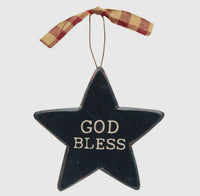 Patriotic Wood Stars (3 Colors)