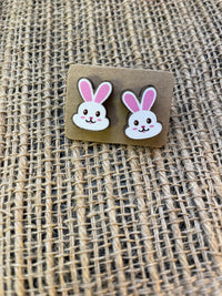 Easter Wooden Earrings