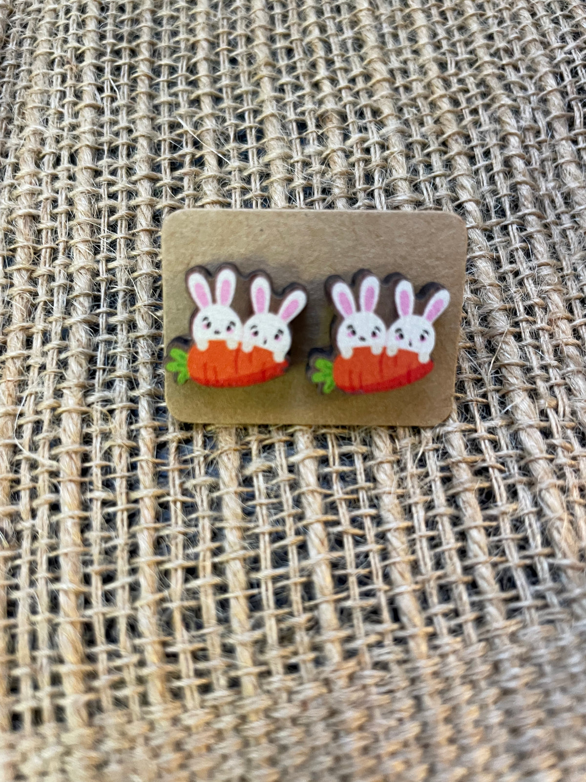 Easter Wooden Earrings