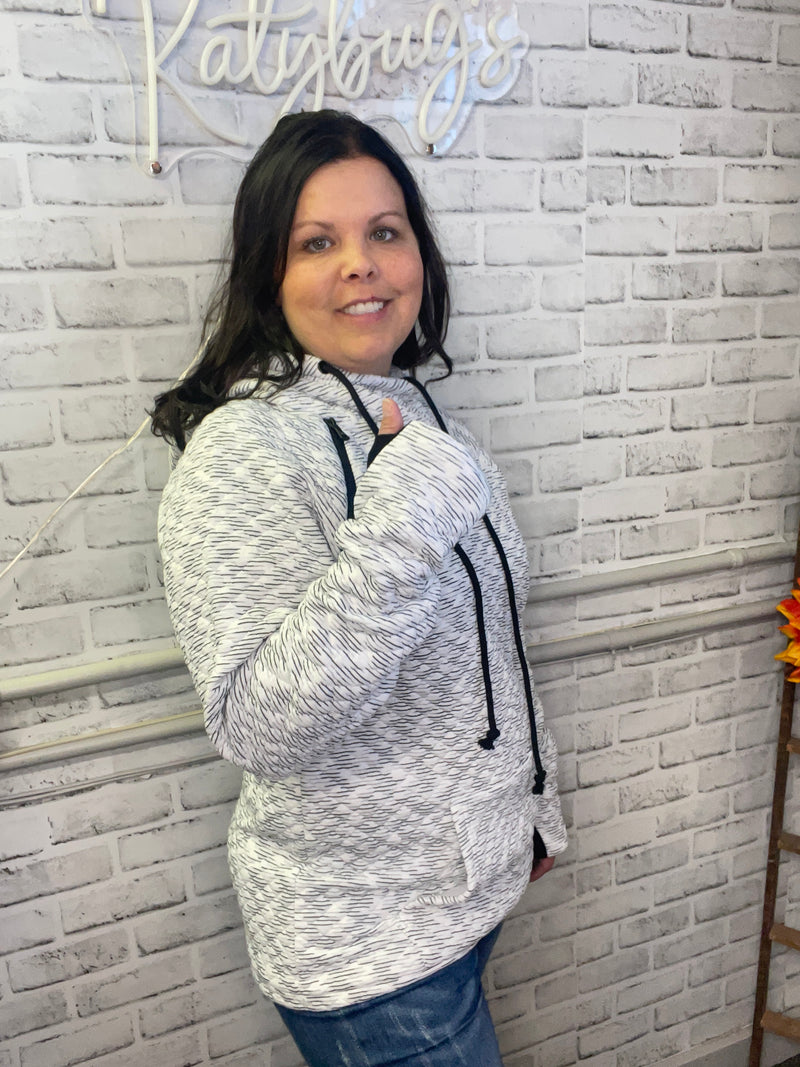 Quilted Single Hoodie