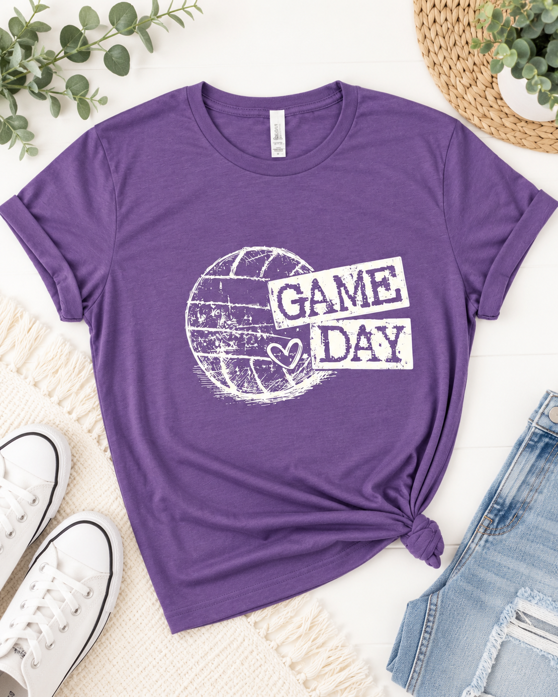 Volleyball Game Day Tee