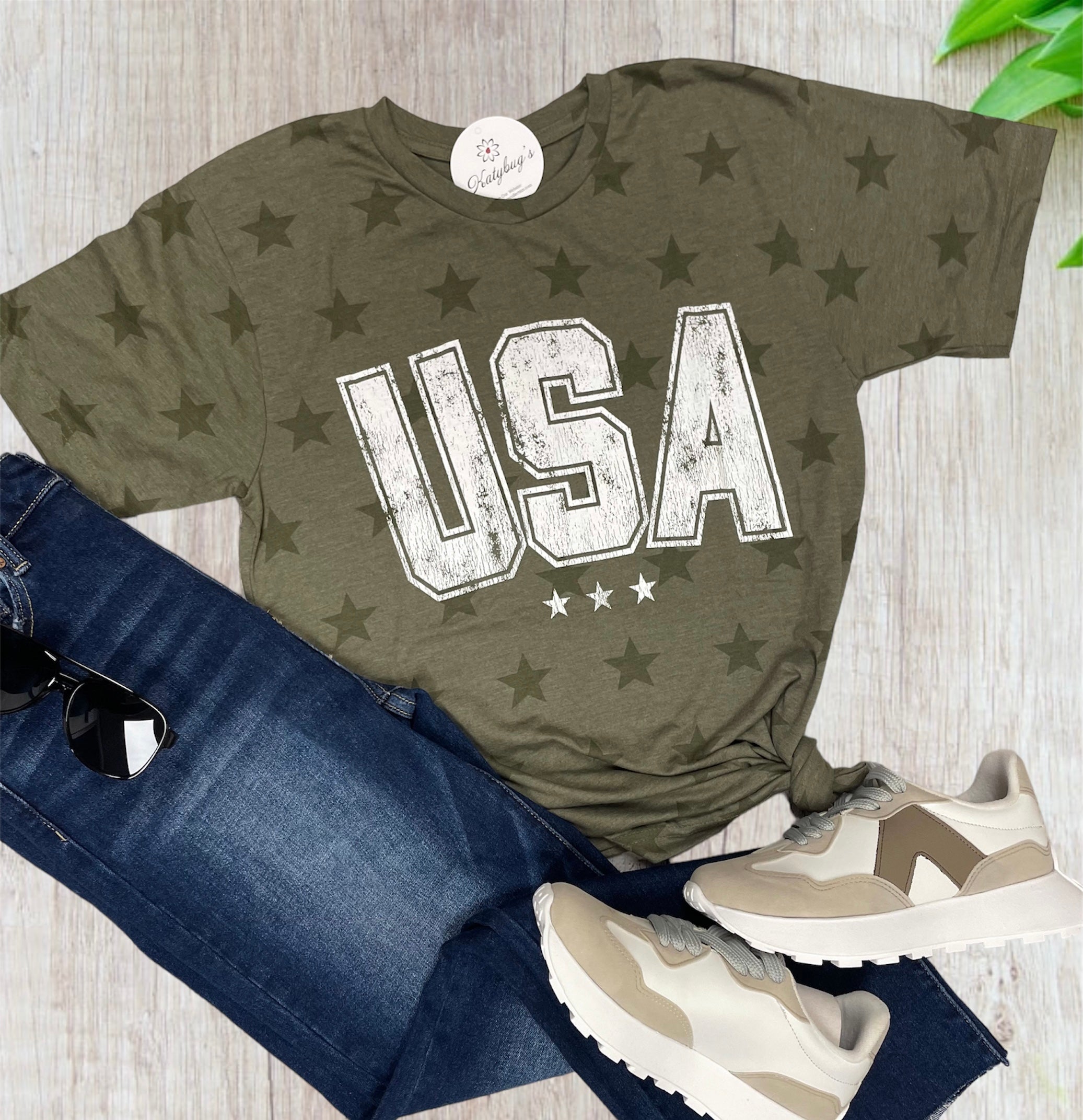 Green Star USA Tee