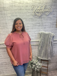 Melissa Mauve Blouse