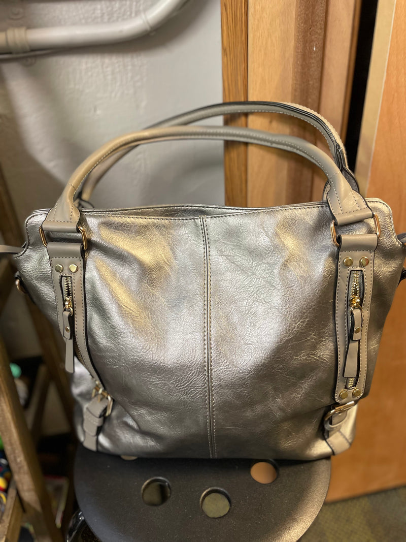 Night Out Gray Handbag