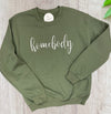 Embroidery Homebody Sweatshirt