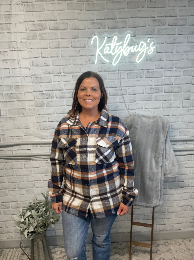 Fall Breeze Plaid Shacket