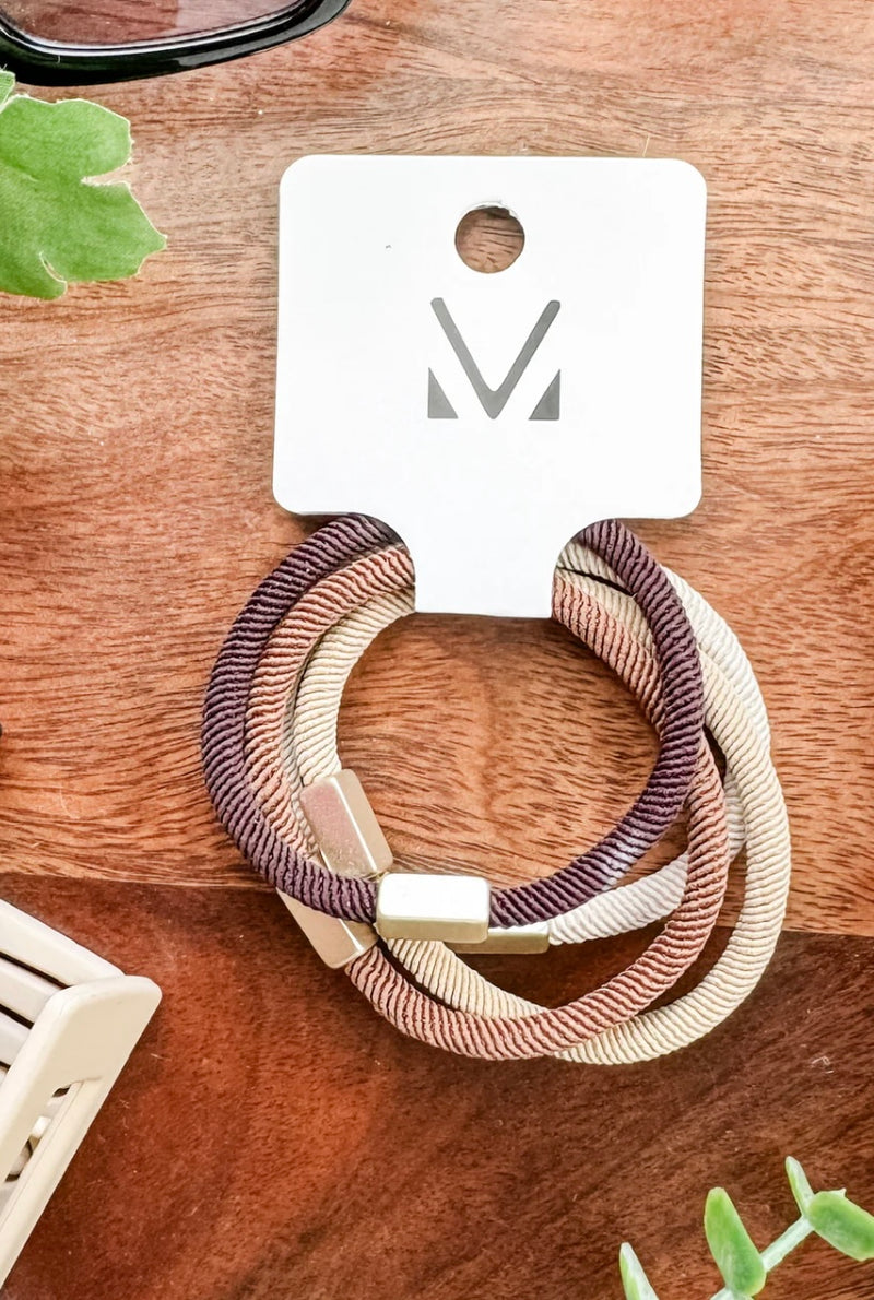 Gold Accent Hair Ties