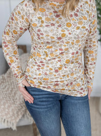 Effortlessly Chic Floral Long Sleeve Top