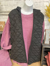 The Georgia Corded Sweatshirt-Plum