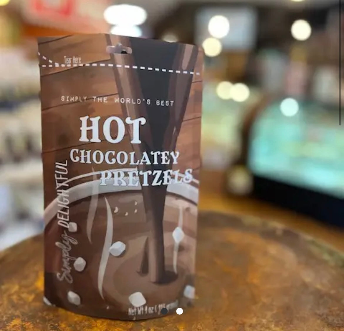 Hot Chocolate Covered Pretzels