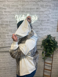 Aztec Hooded Shacket - Women's Button Front Jacket