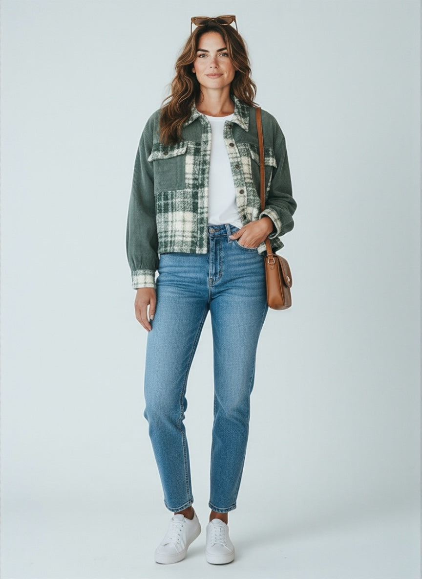 The Sagewood Cozy Shacket