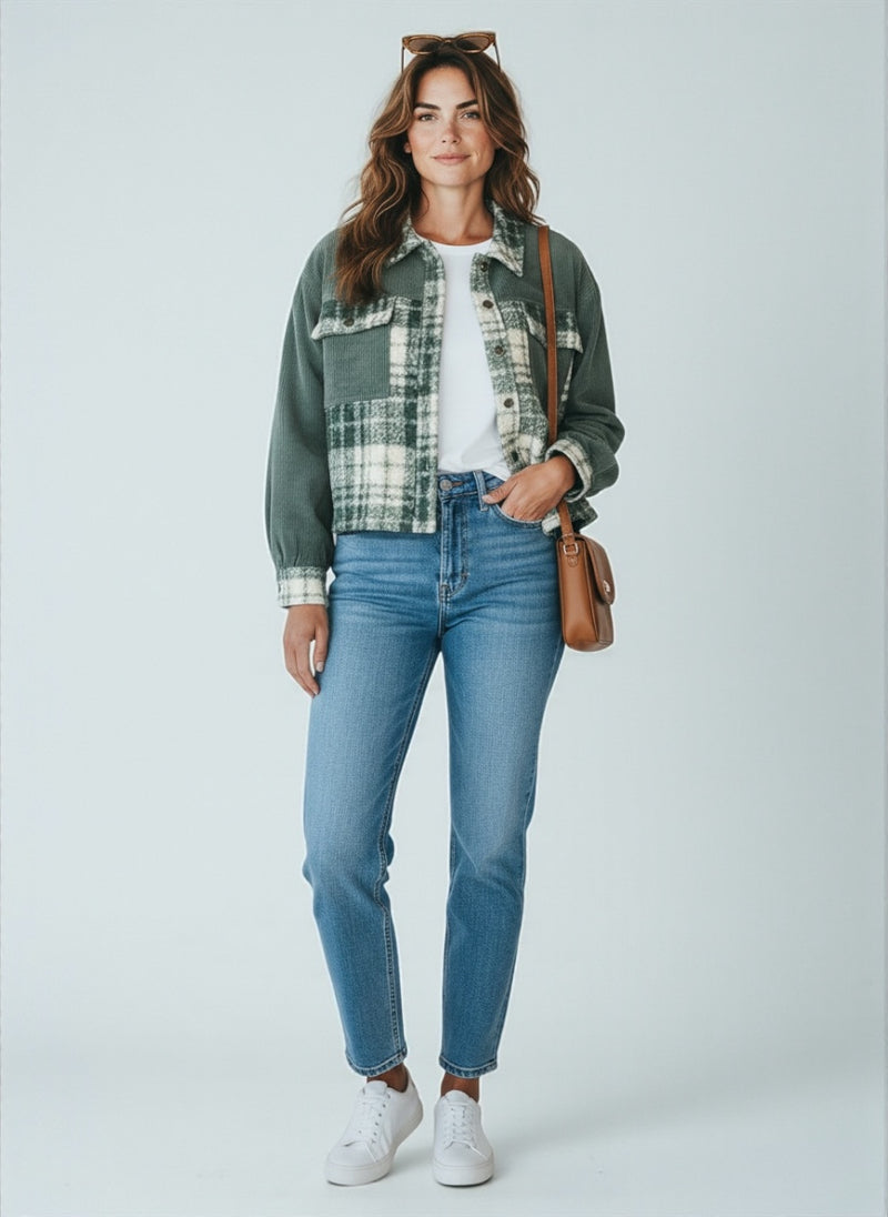 The Sagewood Cozy Shacket