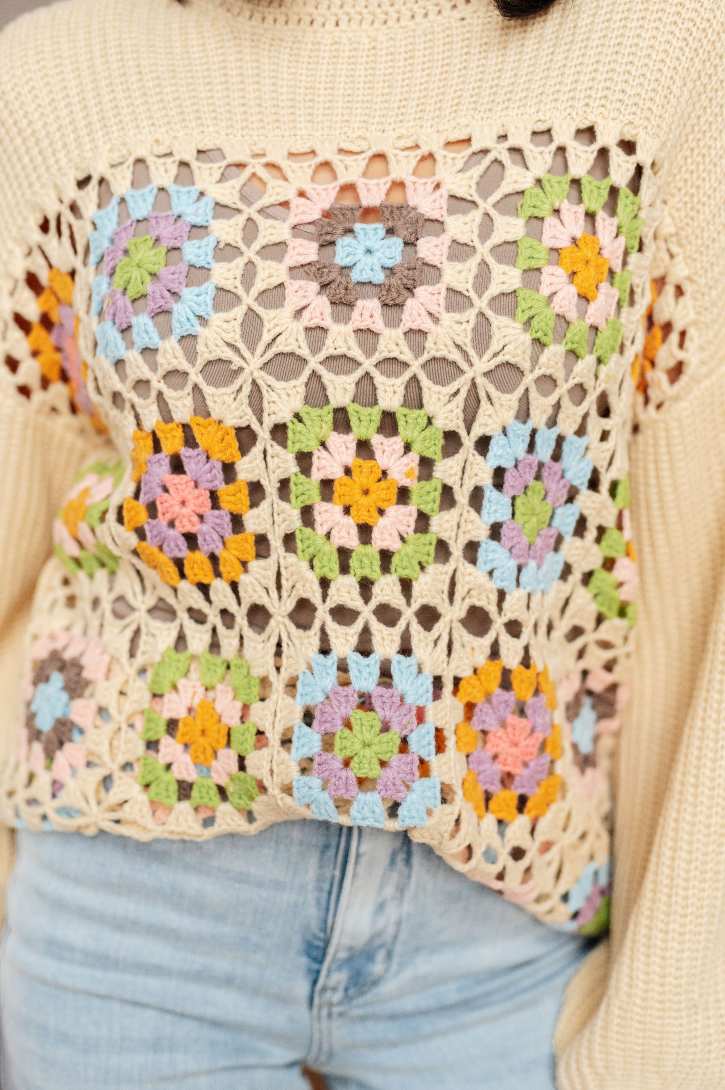 Festival Crochet Sweater