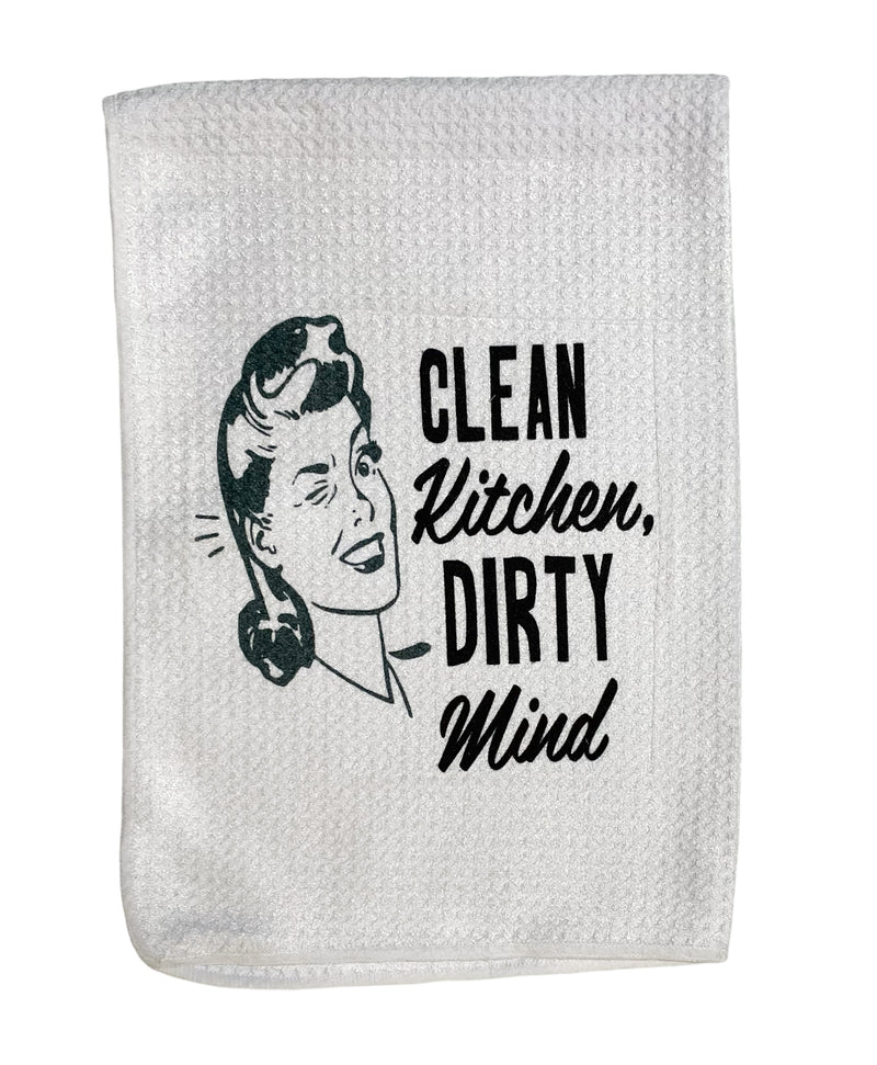 Clean Kitchen Dirty Mind Kitchen Towel